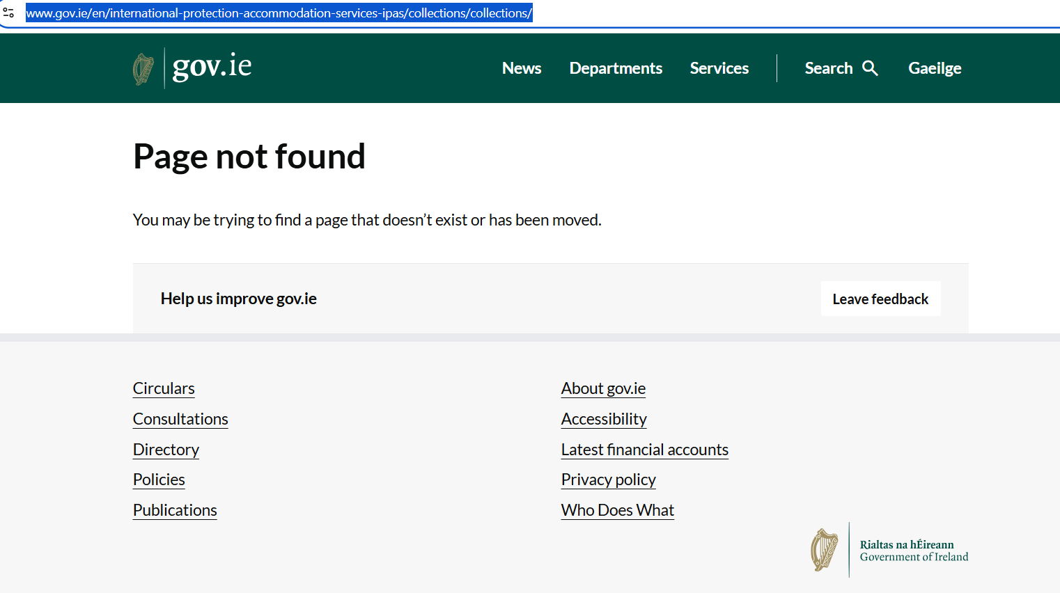 IPAS Transparency Page Offline After Aontacht Inquiry Over Missing Document