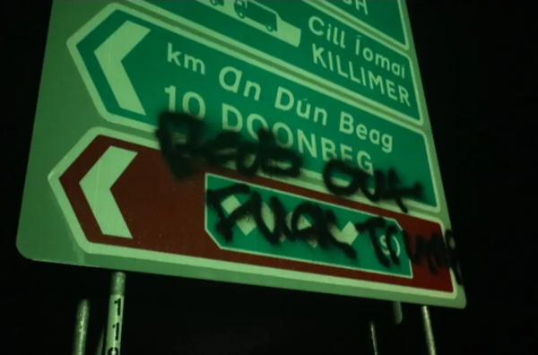 Republicans Deface Road Signs Near Trump’s Irish Golf Course Ahead Of Visit